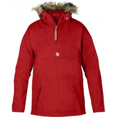Fjallraven Gutulia - Férfi Anorák - Piros (Magyarország JEI165094)